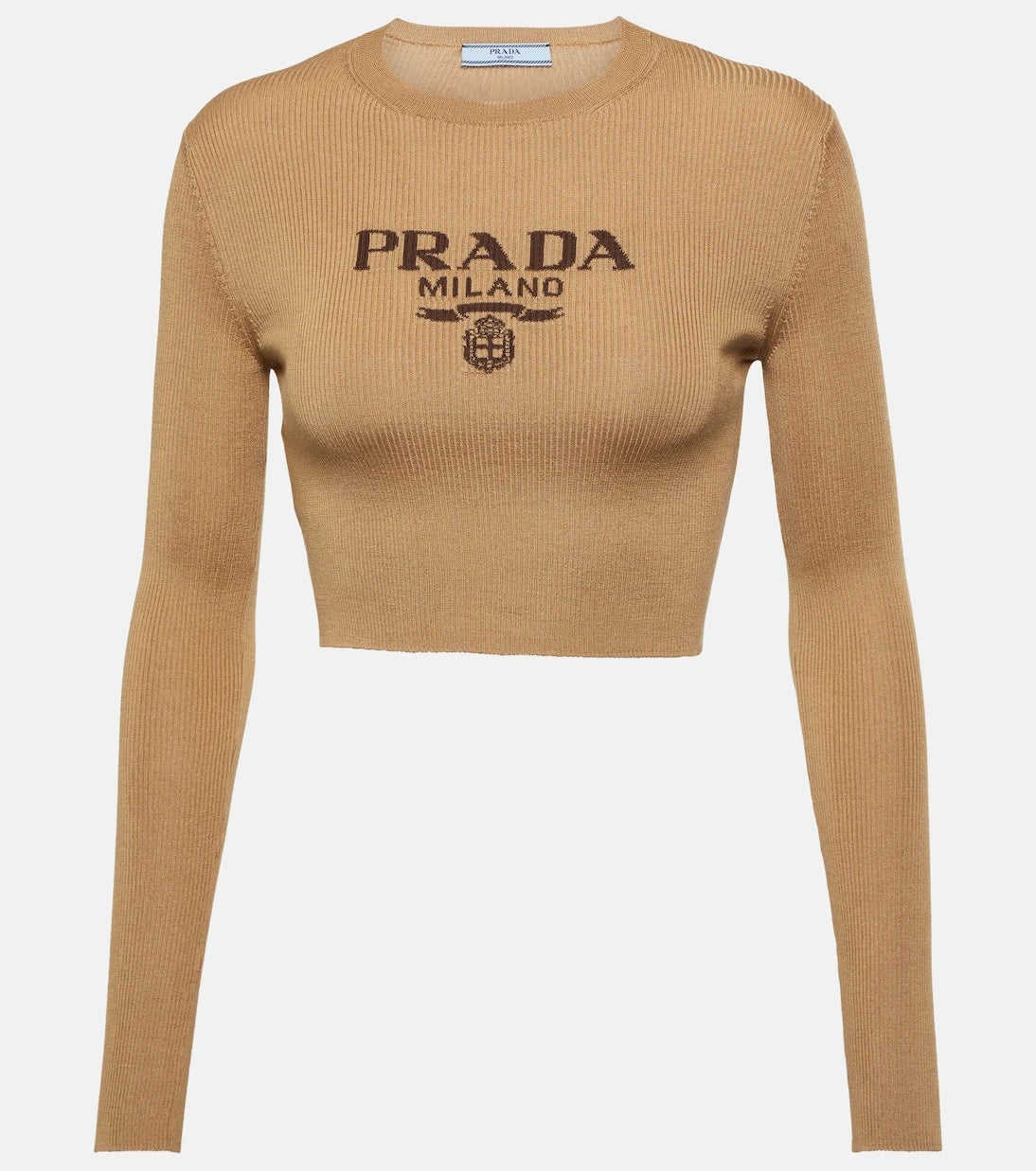 Prada - Logo silk top