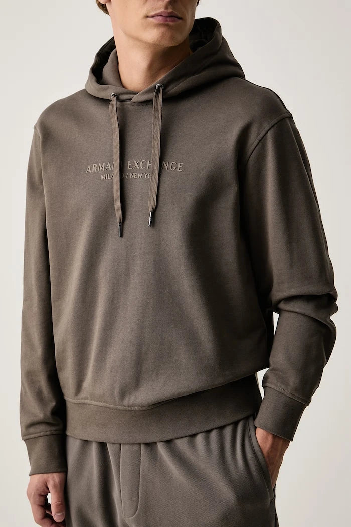Kapüşonlu erkek pamuklu sweatshirt