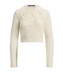 Cashmere Floral Sweater CREAM