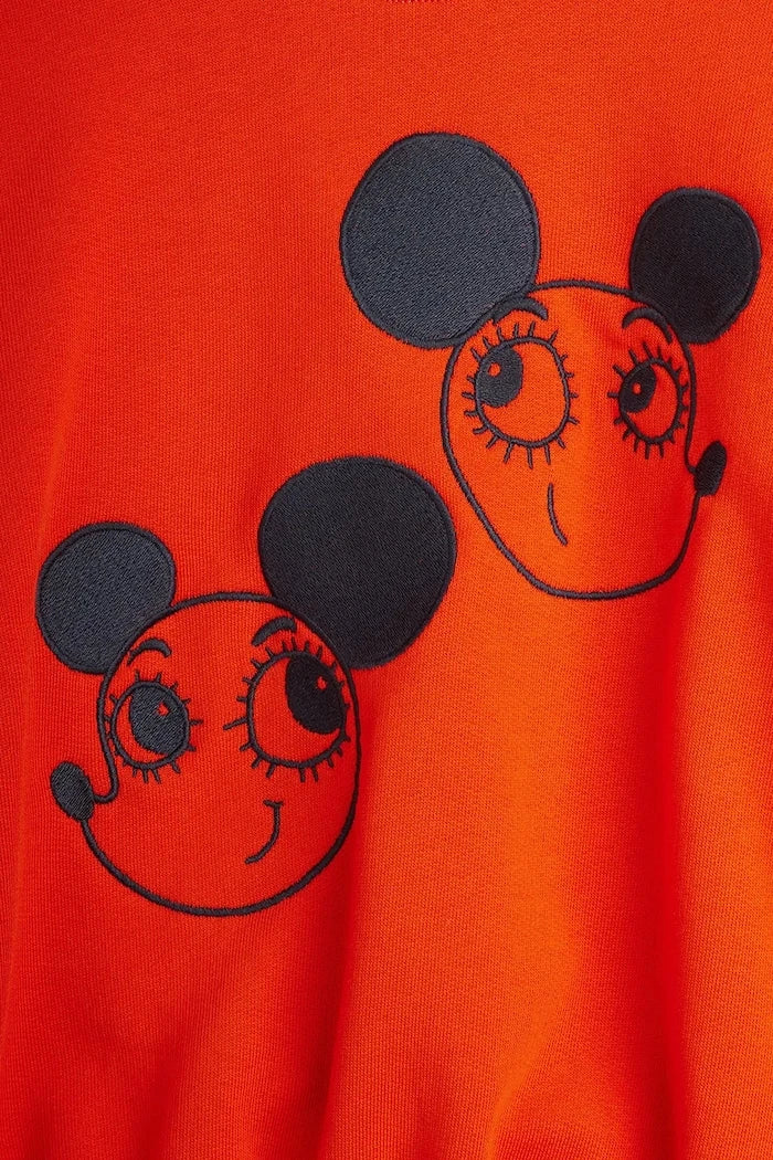 Mini Rodini Ritzratz Çocuk Pamuklu Sweatshirt