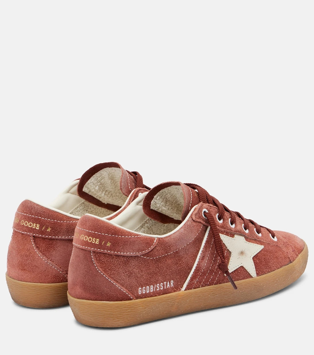Golden Goose - حذاء سنيكرز سوبر ستار من الشمواه