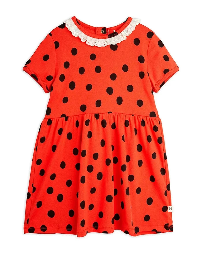 Mini Rodini Dots Çocuk Pamuklu Elbise