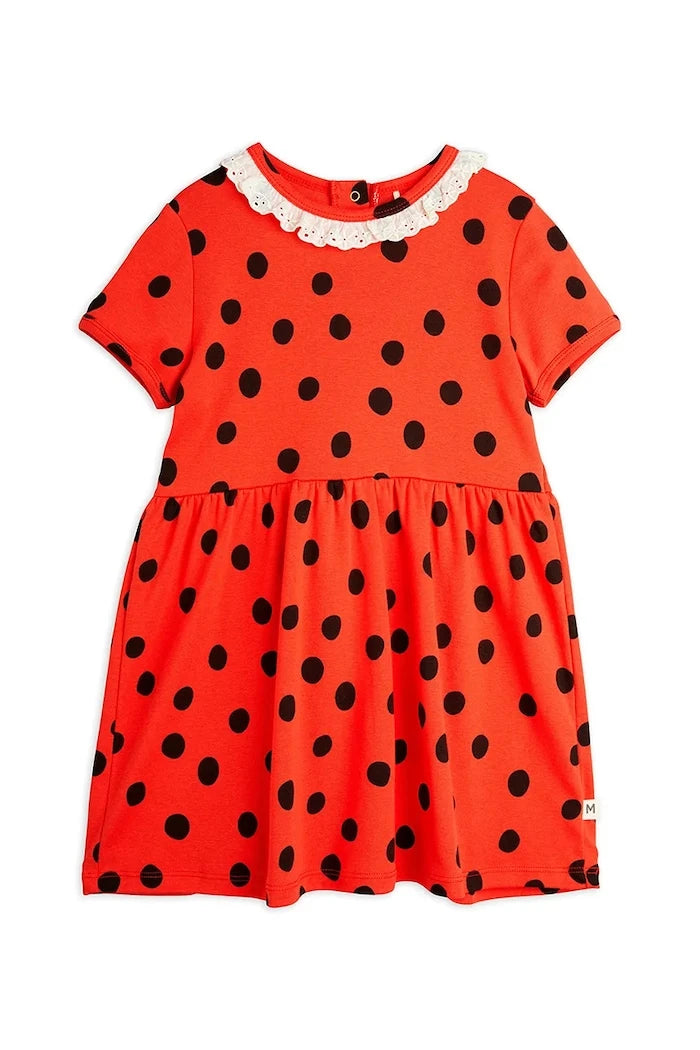 Mini Rodini Dots Çocuk Pamuklu Elbise