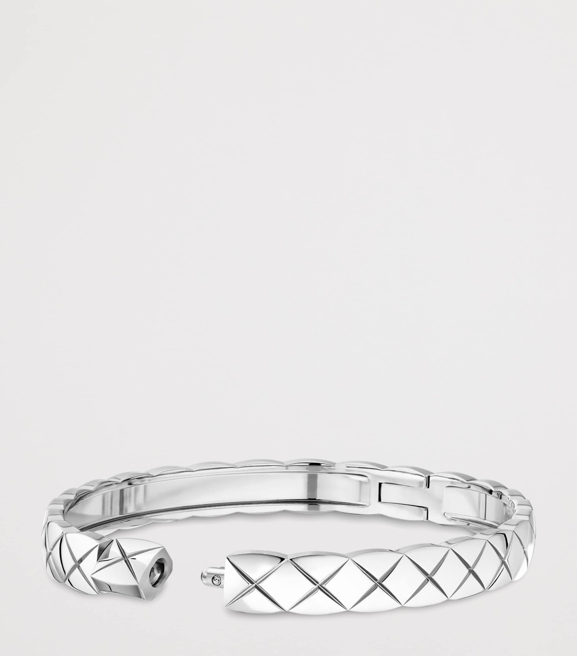 White Gold and Diamond Coco Crush Bangle
