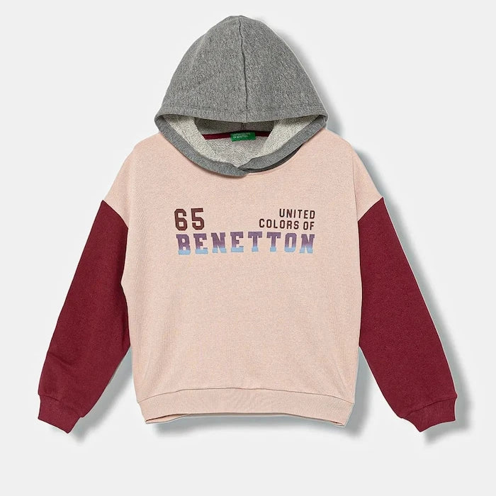 United Colors of Benetton Çocuk Pamuklu Sweatshirt