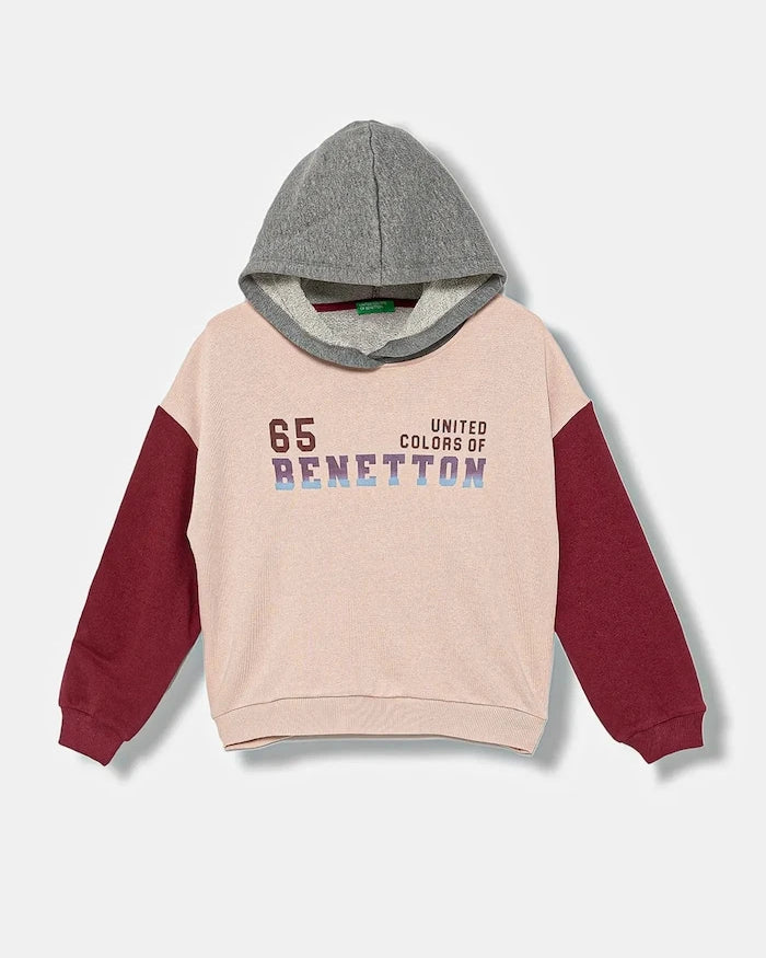 United Colors of Benetton Çocuk Pamuklu Sweatshirt