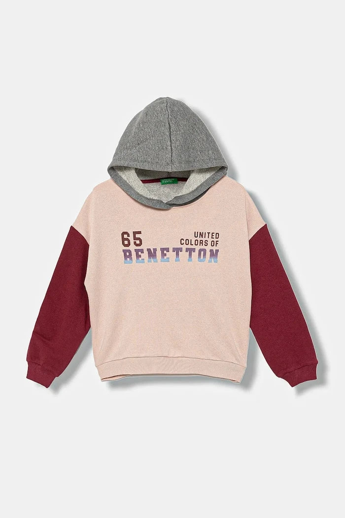 United Colors of Benetton Çocuk Pamuklu Sweatshirt