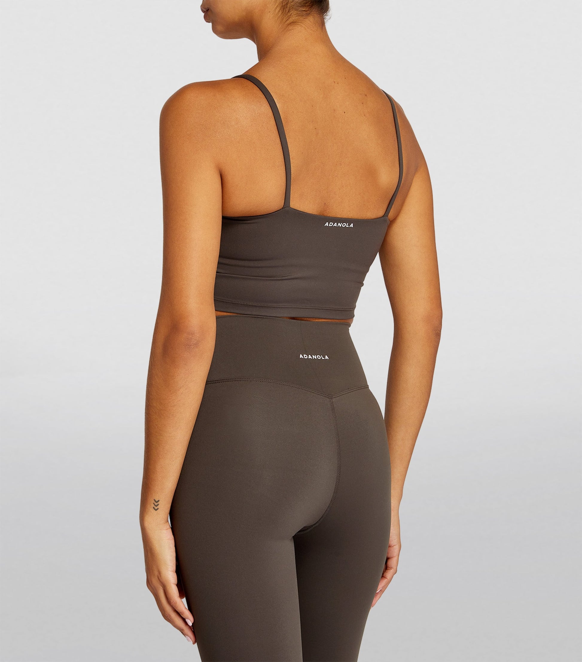 Beige Ultimate Tank Sports Bra