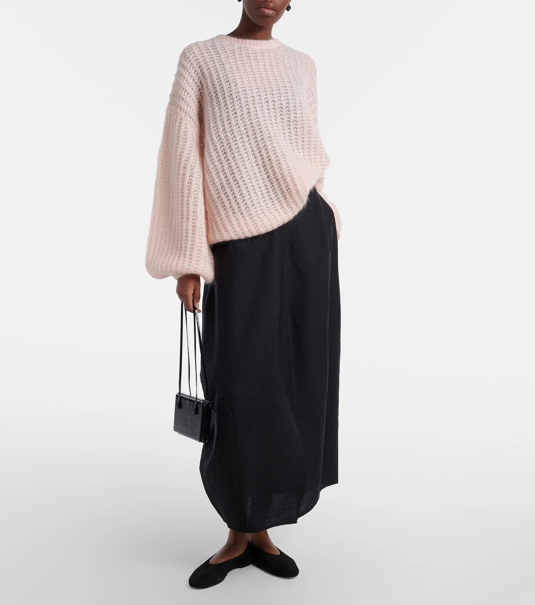 Toteme - Open-knit oversized mohair-blend sweater