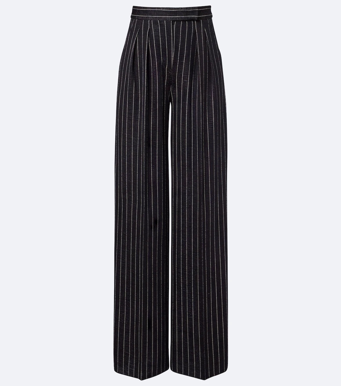 Max Mara - Pinstripe pleated wide-leg pants