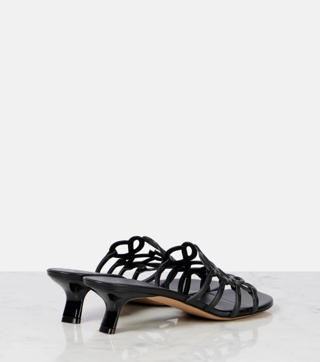 Loewe - Paula's Ibiza Petal Anagram leather mules
