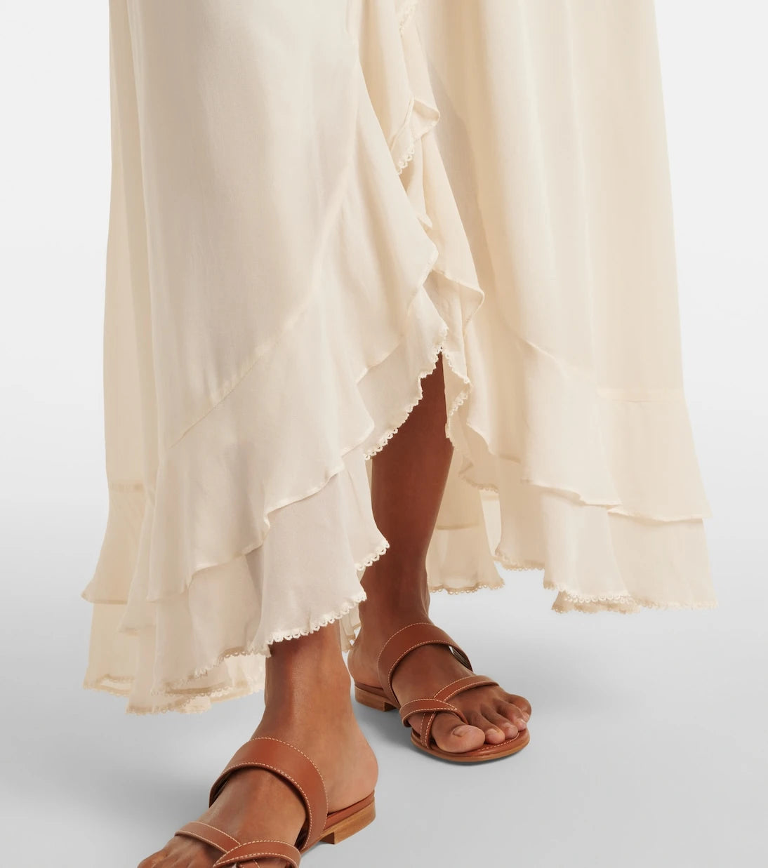 Poupette St Barth - Neree ruffled maxi skirt