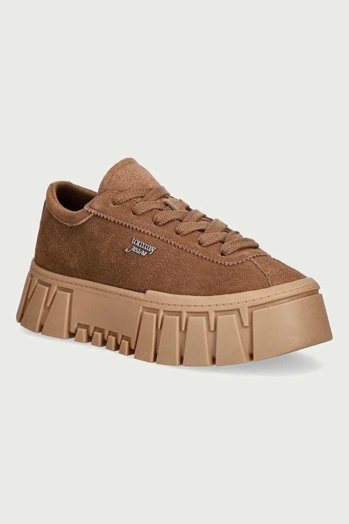 Tommy Jeans TJW PLATFORM SNEAKER SUEDE Süet Kadın Spor Ayakkabı
