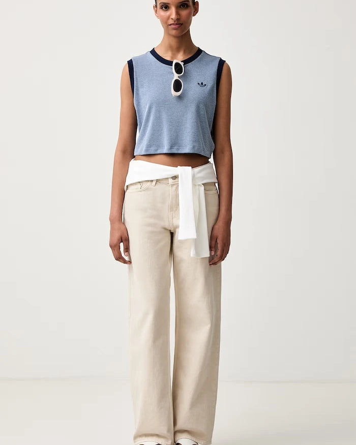 adidas Originals Heather modal kadın kısa top