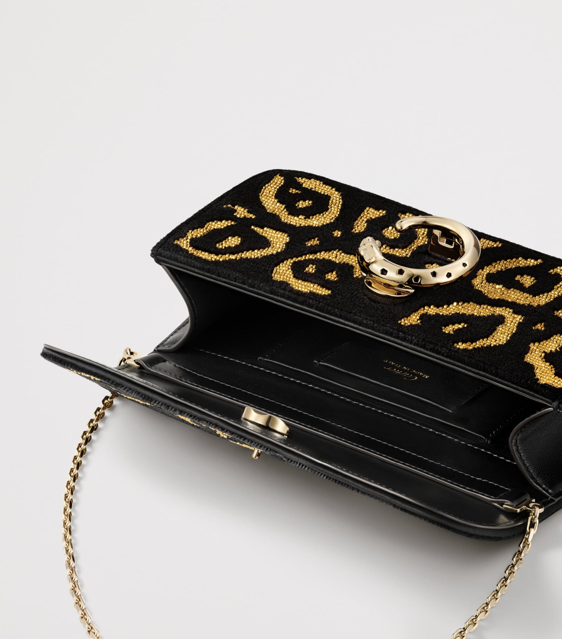 Mini Beaded Panthère de Cartier Shoulder Bag