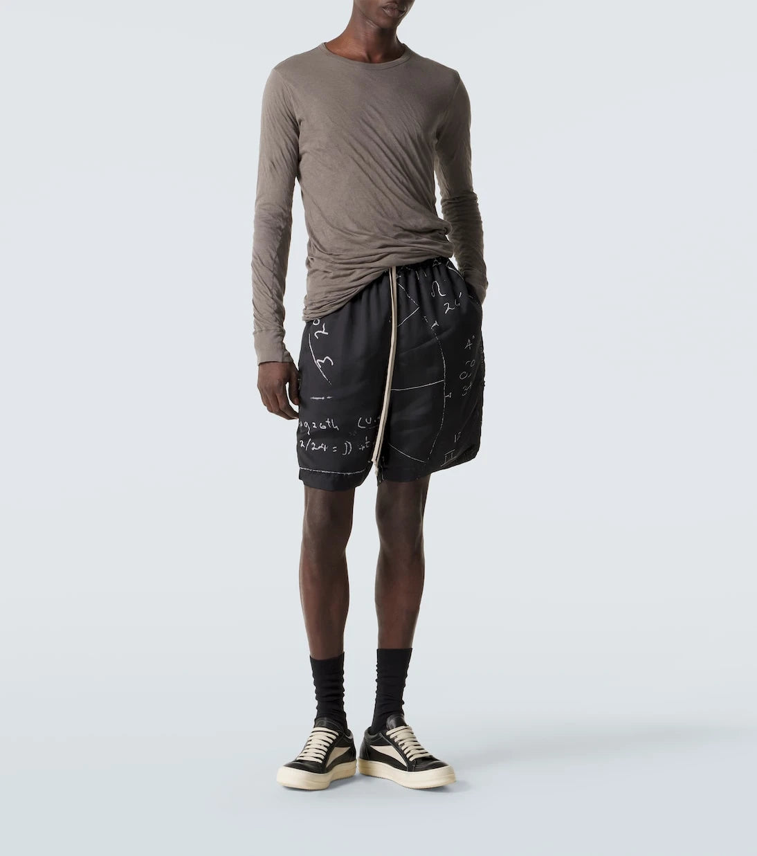 Rick Owens - Printed shorts