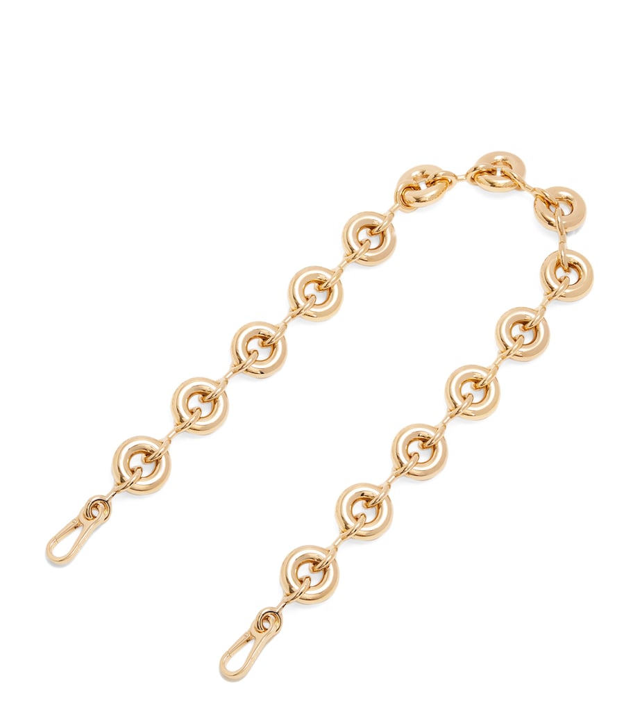 Gold Donut Chain Bag Strap