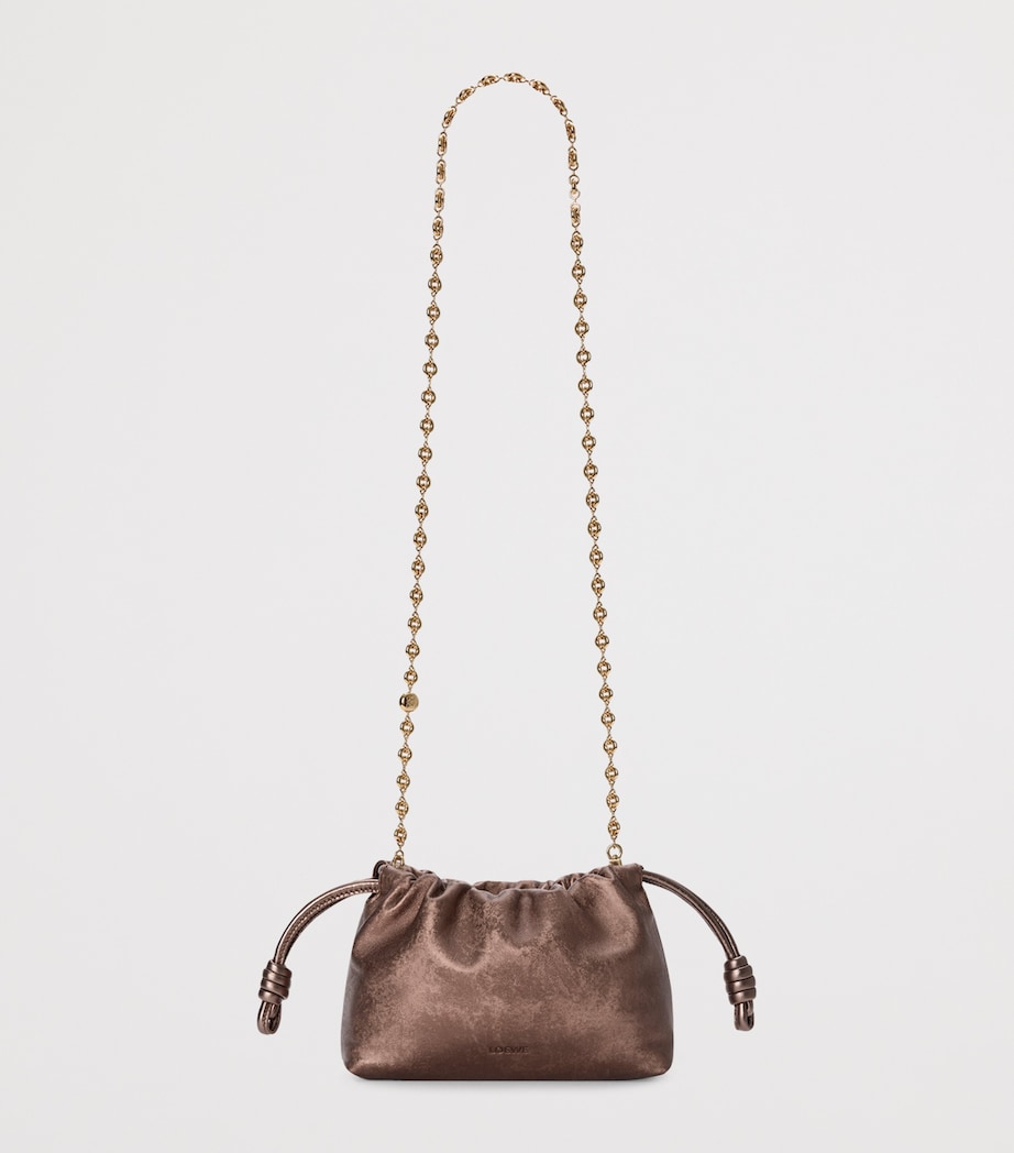 Mini Moiré Print Flamenco Purse