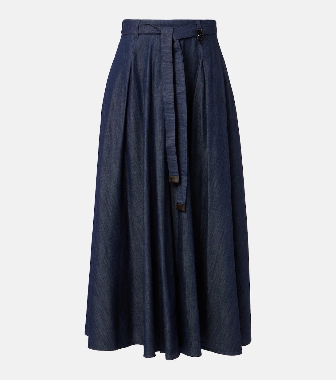'S Max Mara - Amanda chambray maxi skirt