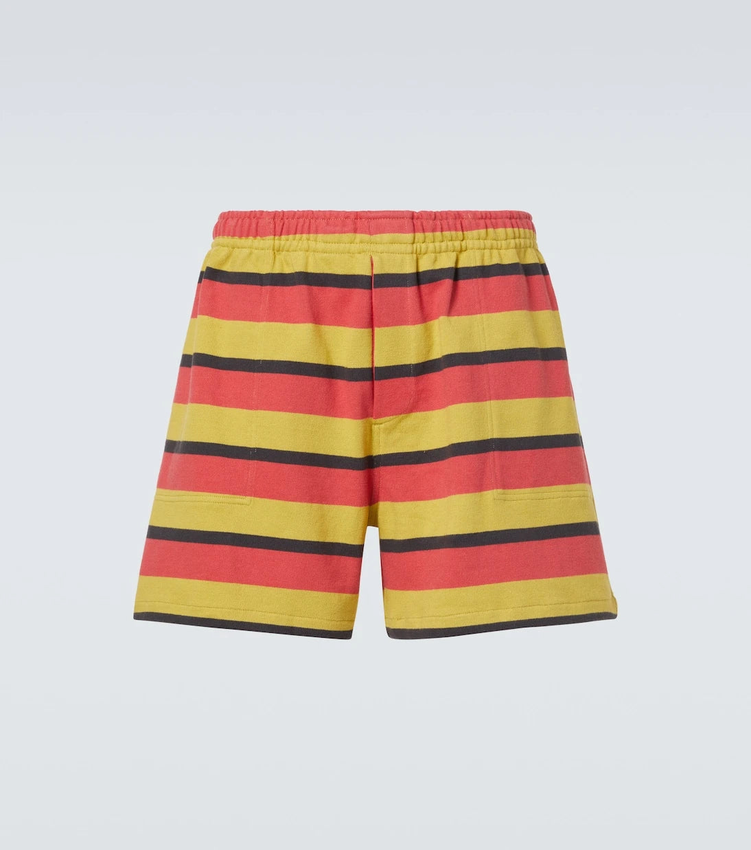 Bode - Rec striped cotton jersey shorts