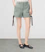LOEWE Green Cotton Workwear Shorts