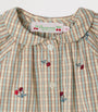Organic Cotton Plaid Domino Blouse (24-36 Months)