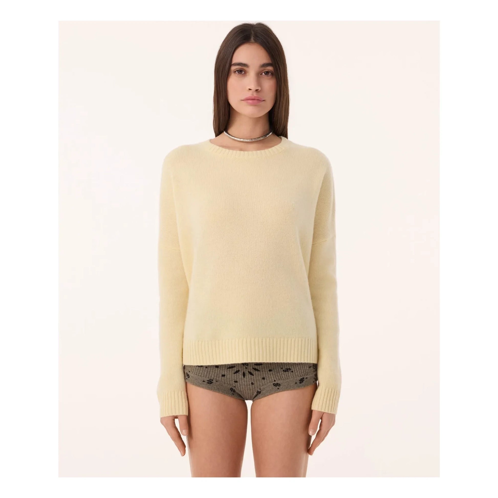 Kujten - Amelie Cashmere Sweater | Anise green