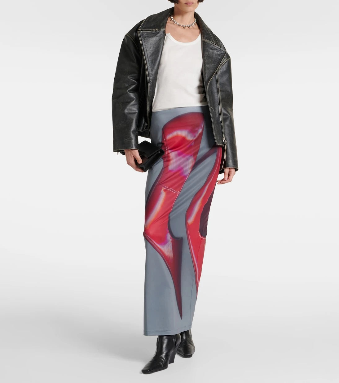 Acne Studios - Emay printed maxi skirt