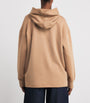 Max Mara Beige Cotton-Blend Logo Hoodie