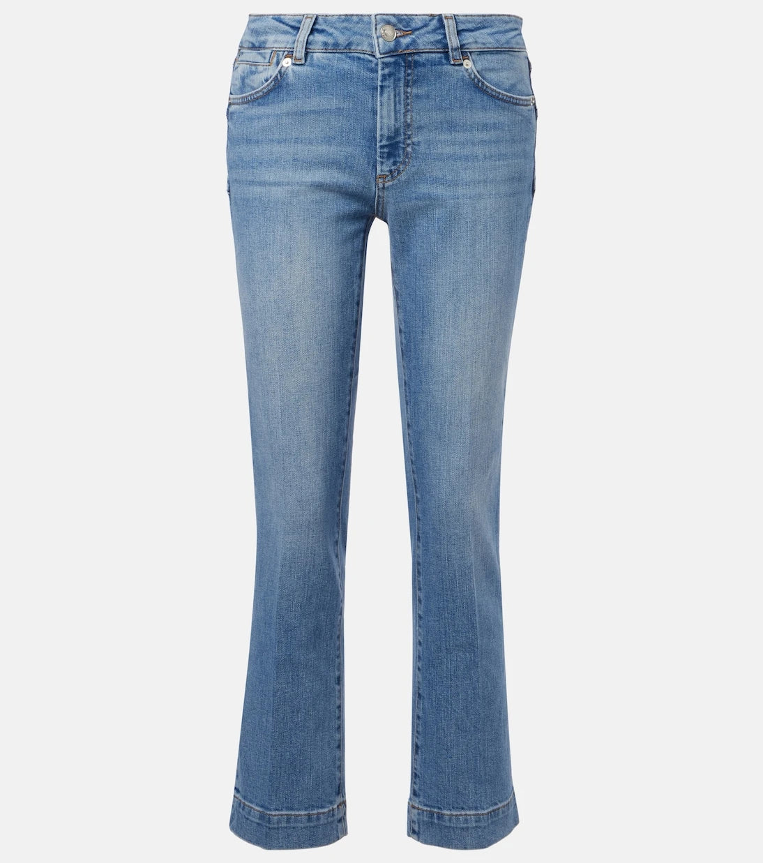 Sportmax - Schermo low-rise cropped bootcut jeans