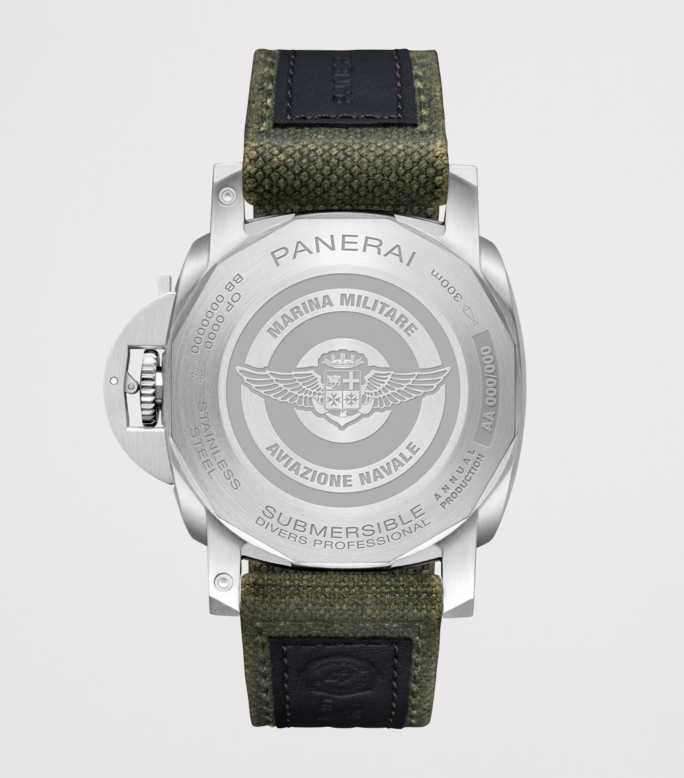 Stainless Steel Submersible Marina Militare Watch 44mm