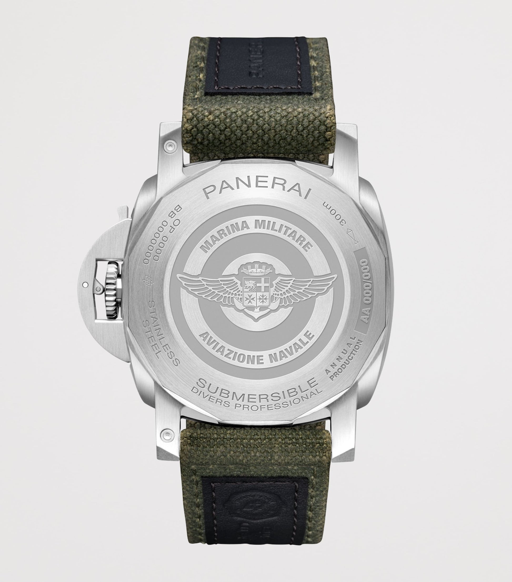 Stainless Steel Submersible Marina Militare Watch 44mm