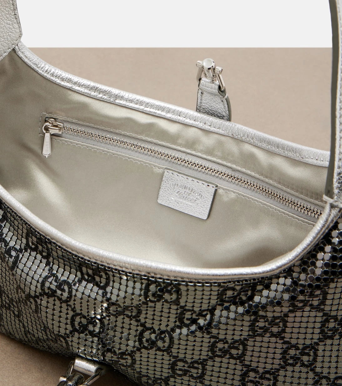 Gucci - Jackie Slim GG mesh shoulder bag