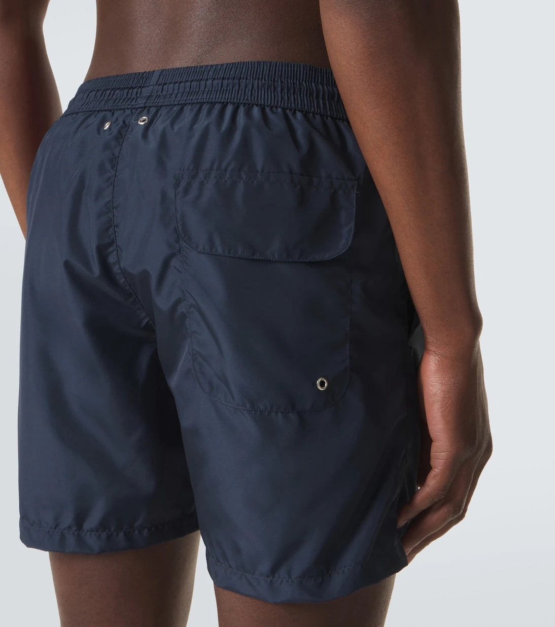 Rubinacci - Satin swim trunks