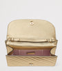 Jimmy Choo Gold Leather Curve Clutch Bag