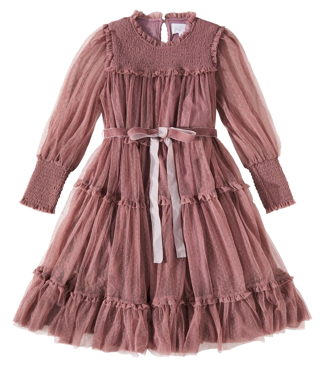 C'era Una Volta - Grace shirred tiered tulle dress