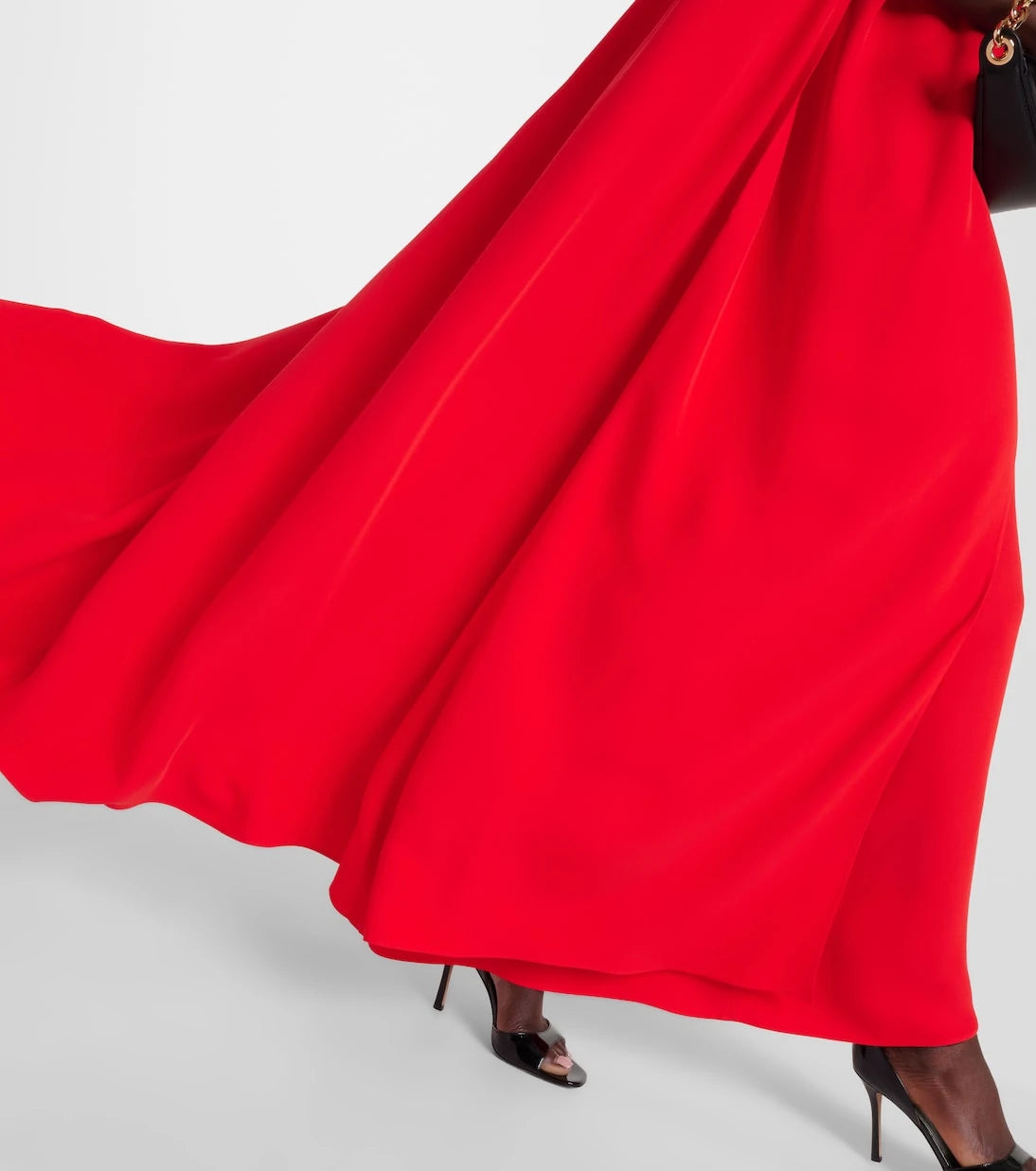 Valentino - Caped silk gown