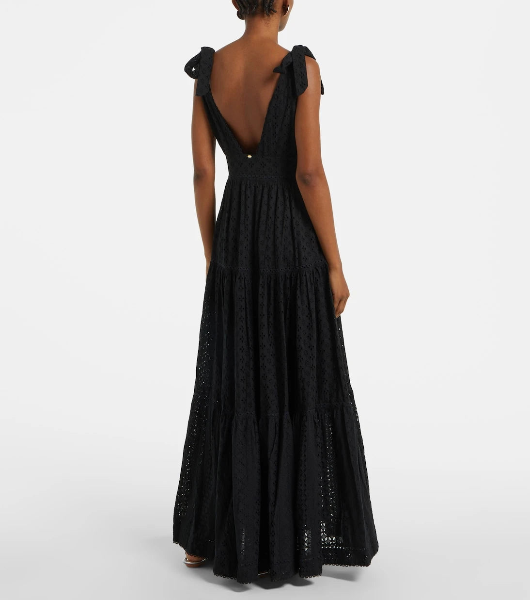 Poupette St Barth - Cara tiered cotton maxi dress