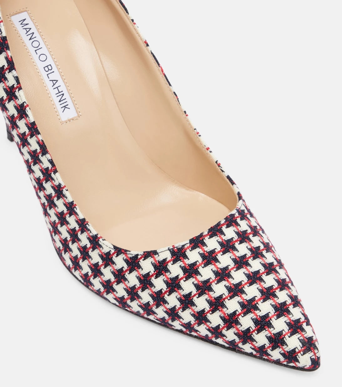 Manolo Blahnik - BB 90 houndstooth pumps