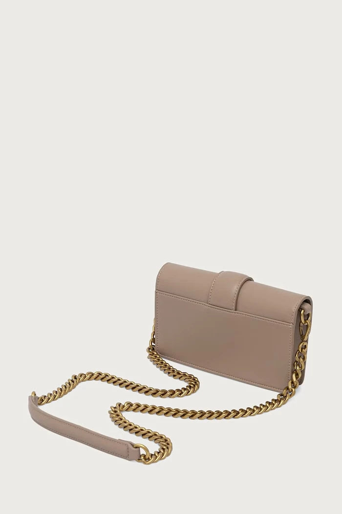 Just Cavalli suni deri kadın crossbody çanta