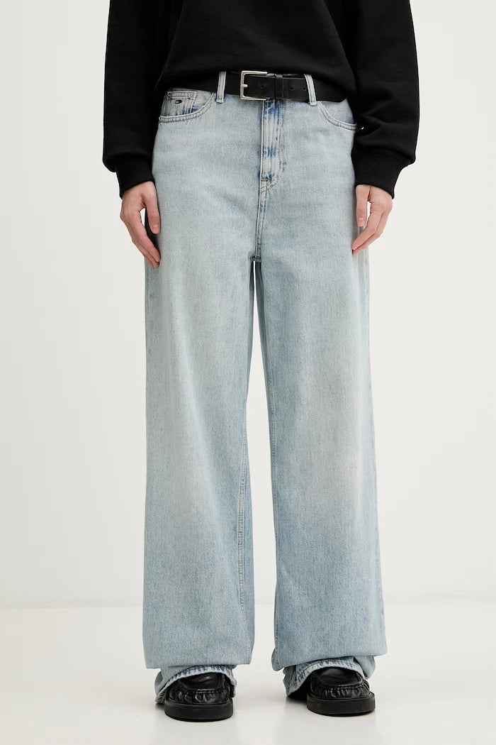 Tommy Jeans Дънки wide leg дамски