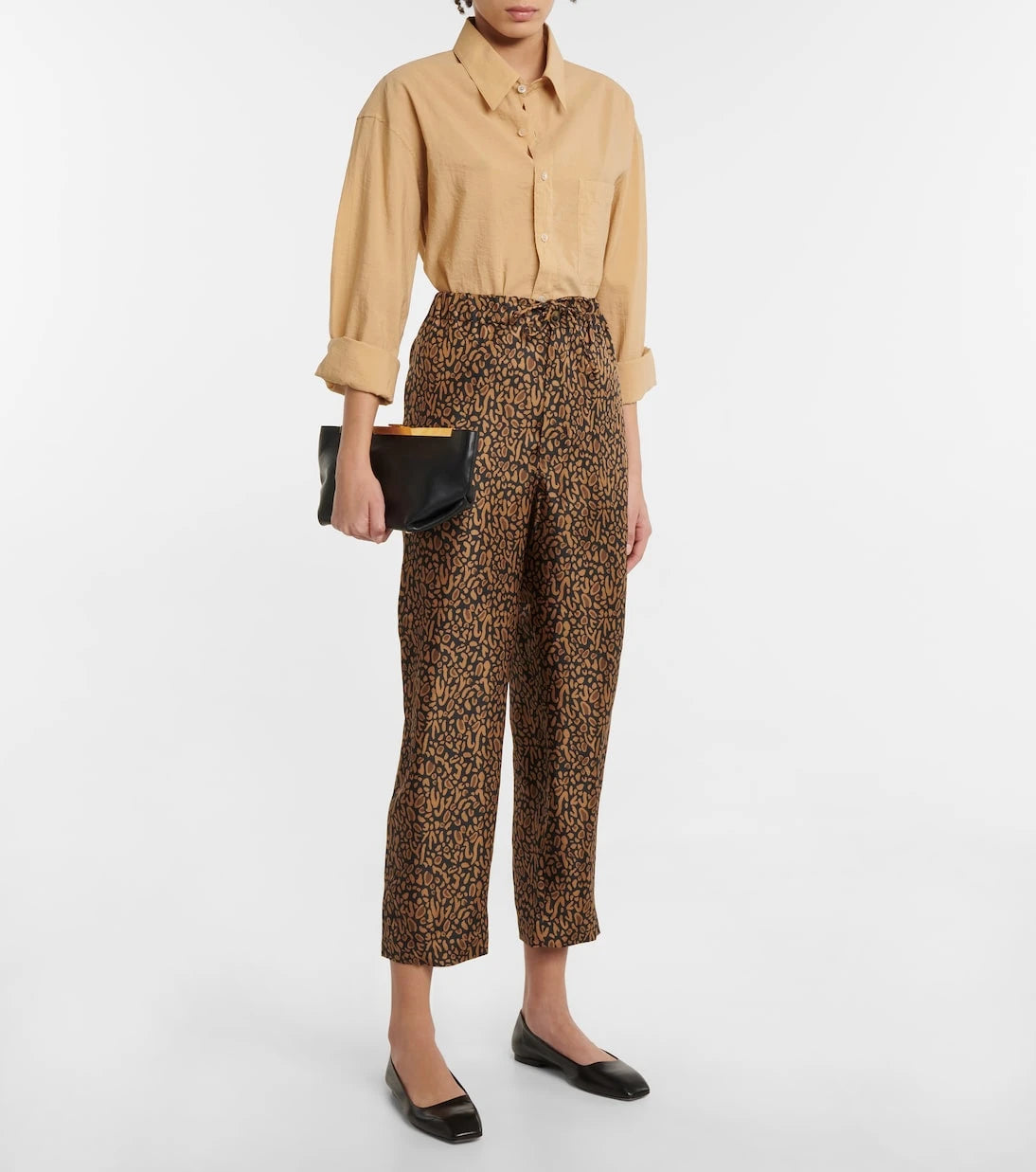 Nanushka - Printed silk pants