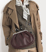 Weekend Max Mara Brown Medium Leather Pasticcino Clutch Bag