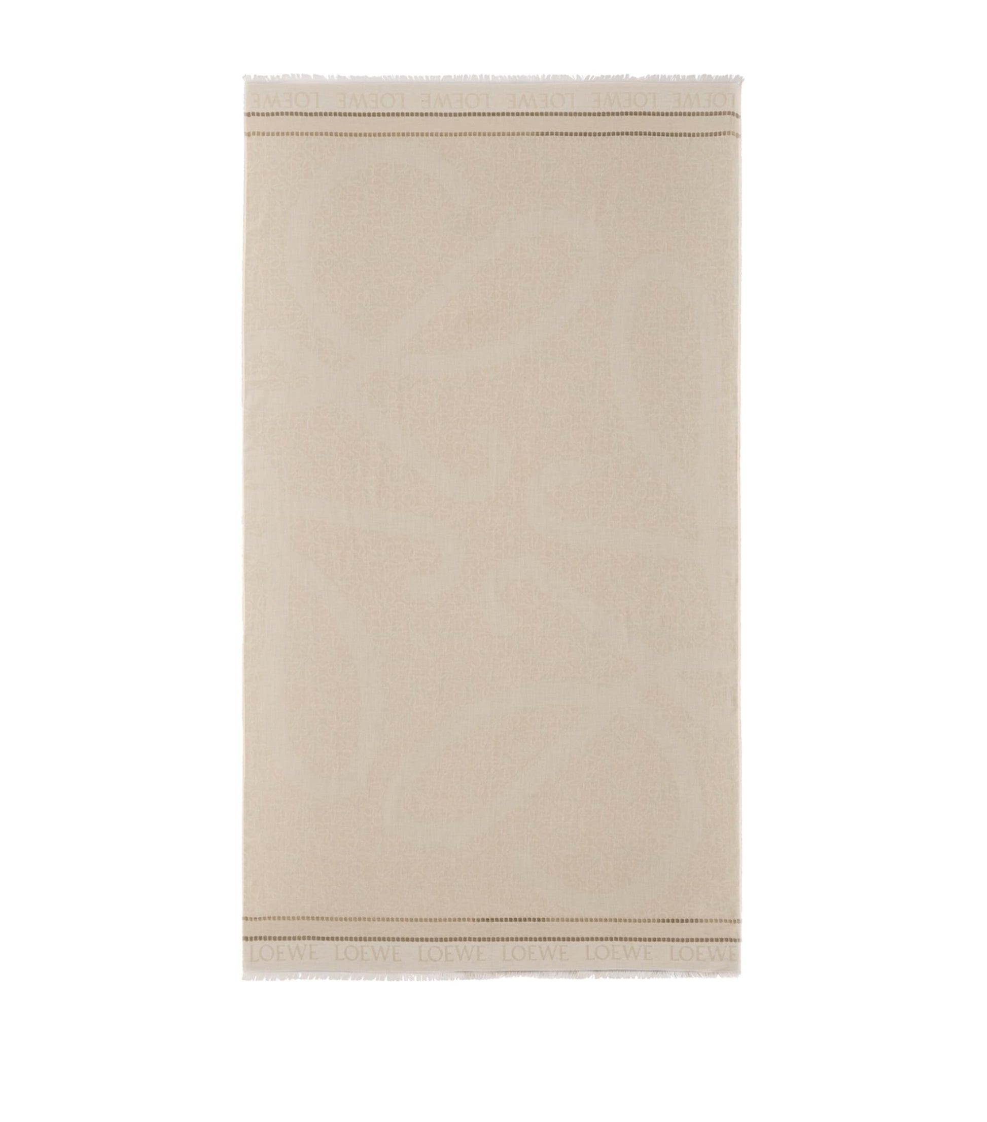 LOEWE Beige x Paula's Ibiza Cotton Anagram Jacquard Pareo