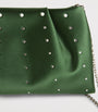 Malone Souliers Green Satin Embellished Vittoria Clutch Bag