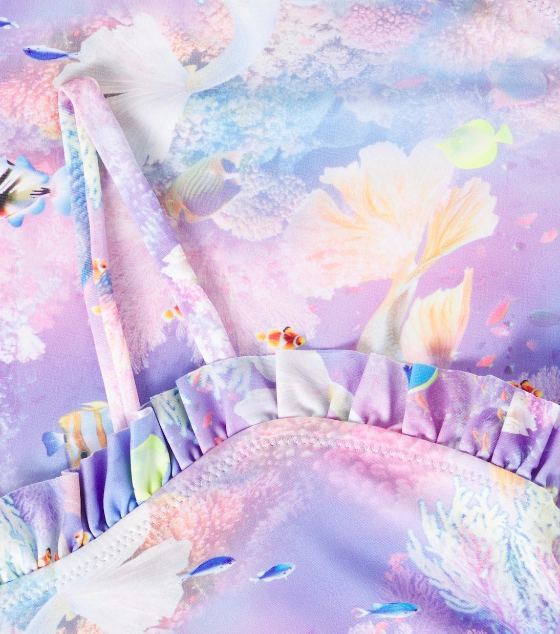 Molo - Nakia printed ruffled swimsuit