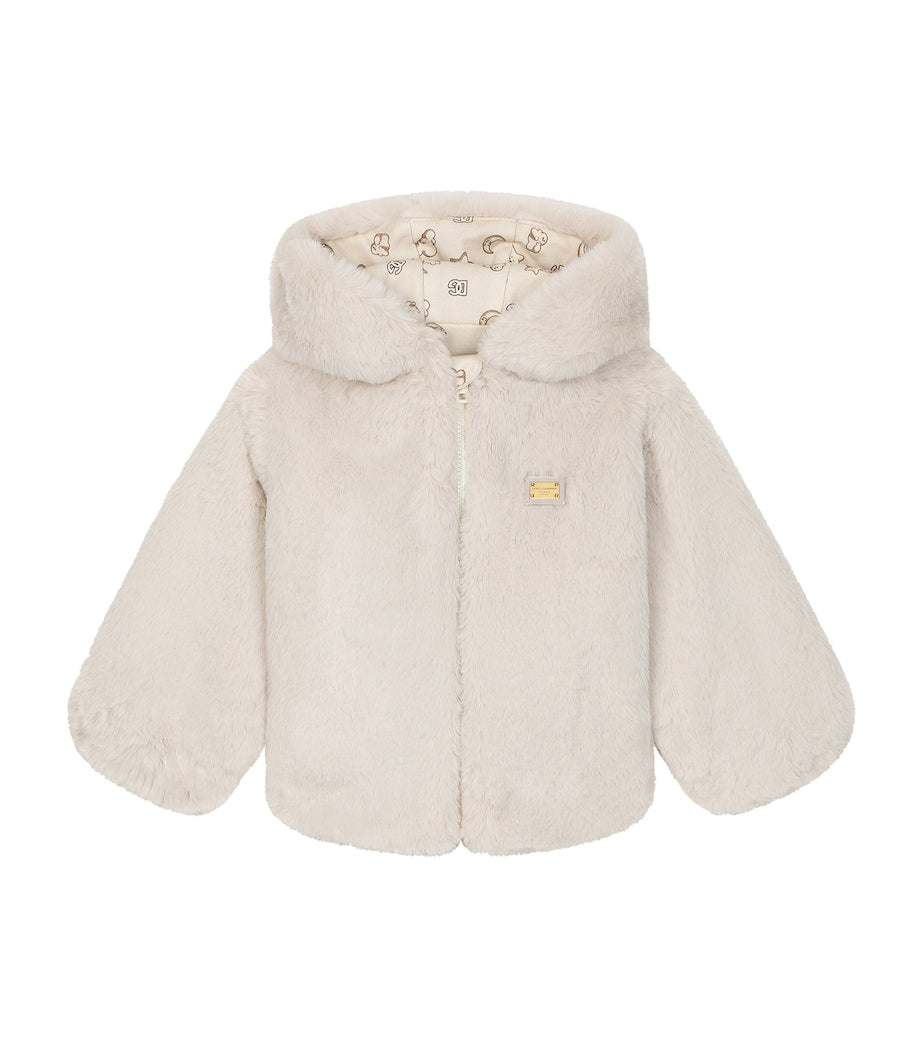 Dolce & Gabbana Kids Faux Fur Coat (3-30 Months)