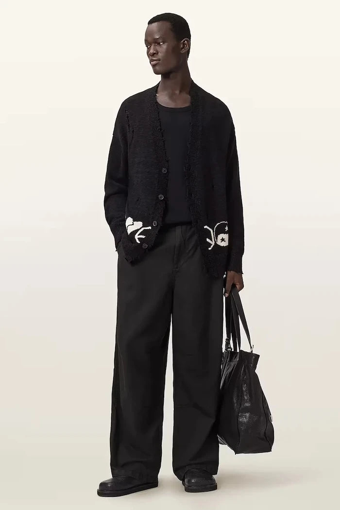 AllSaints Erkek Keten Pantolon ECHO