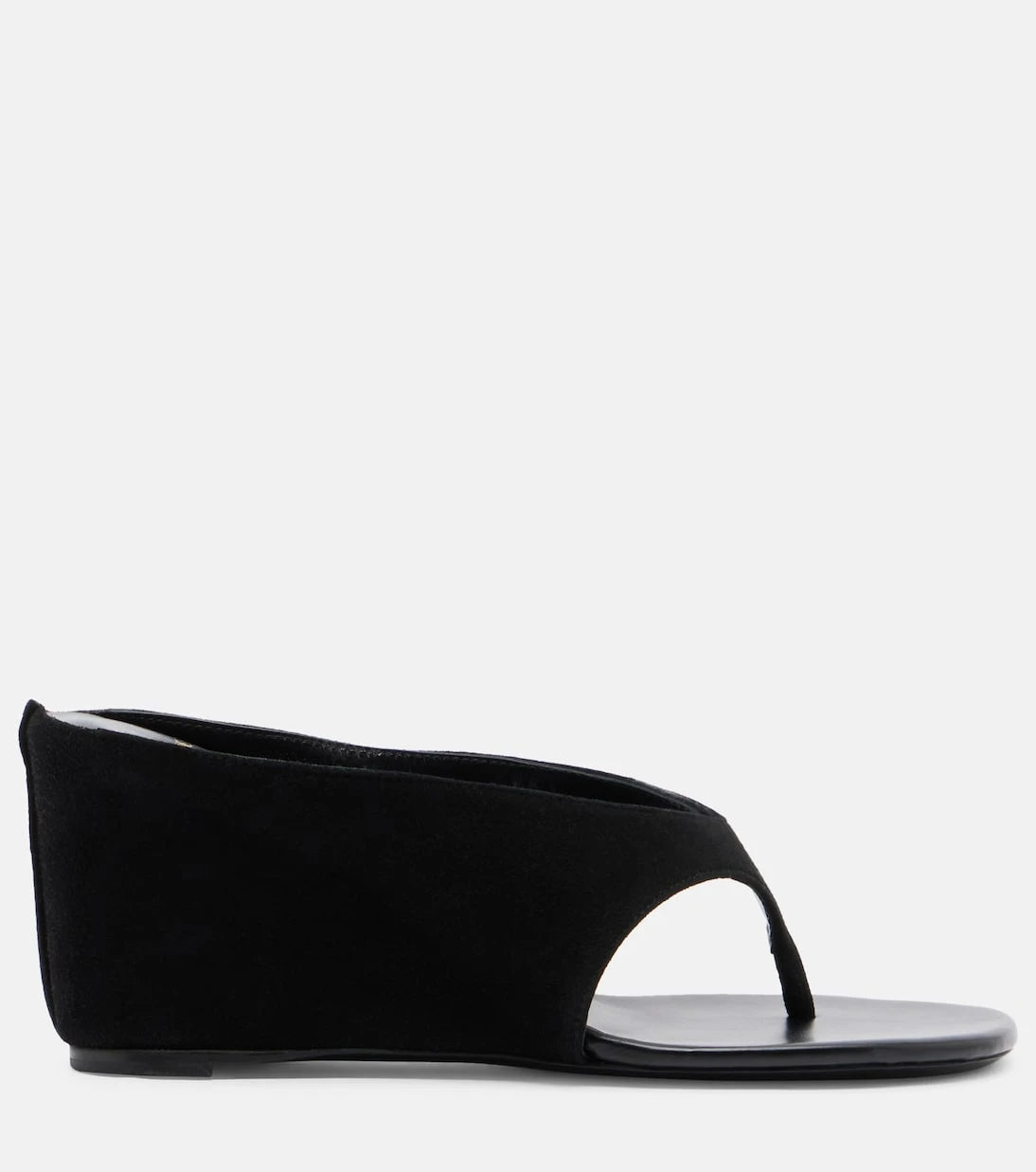 JUDE - Yaga leather wedge thong sandals