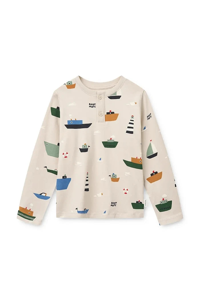 Детска пижама Liewood Wilhelm Printed Pyjamas Set